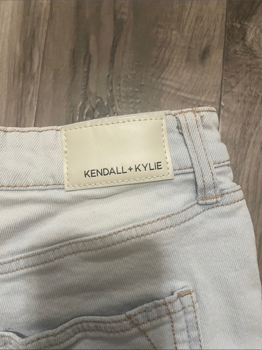 Kendall and Kylie Distressed Denim Short - Picture 2 of 3